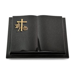 Grabbuch Livre Podest/Indisch Black Kreuz 1 (Bronze)
