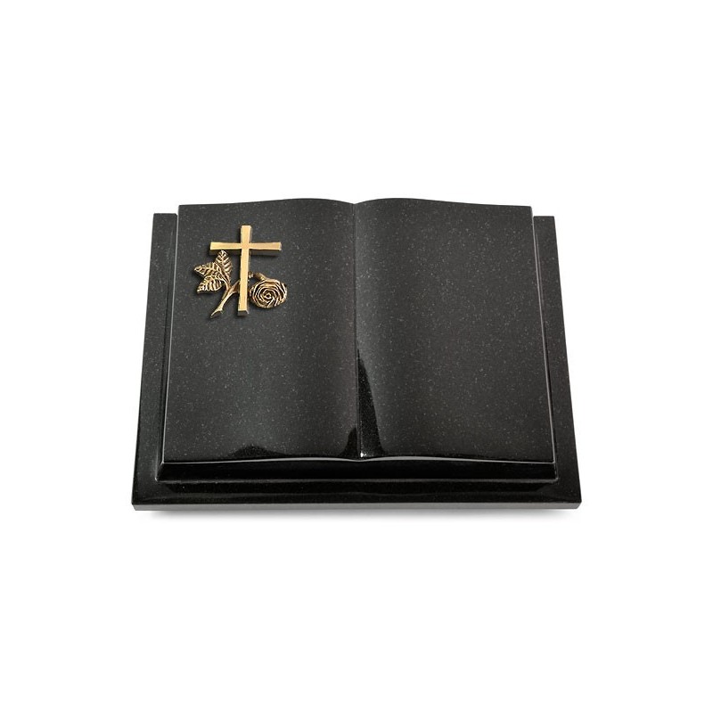 Grabbuch Livre Podest/Indisch Black Kreuz 1 (Bronze)