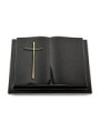 Grabbuch Livre Podest/Indisch Black Kreuz 2 (Bronze)