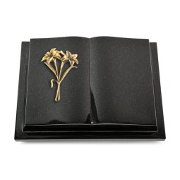 Grabbuch Livre Podest/Indisch Black Lilie (Bronze)