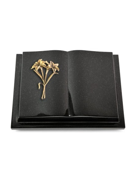 Grabbuch Livre Podest/Indisch Black Lilie (Bronze)