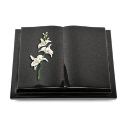 Grabbuch Livre Podest/Indisch Black Orchidee (Color)