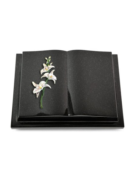 Grabbuch Livre Podest/Indisch Black Orchidee (Color)