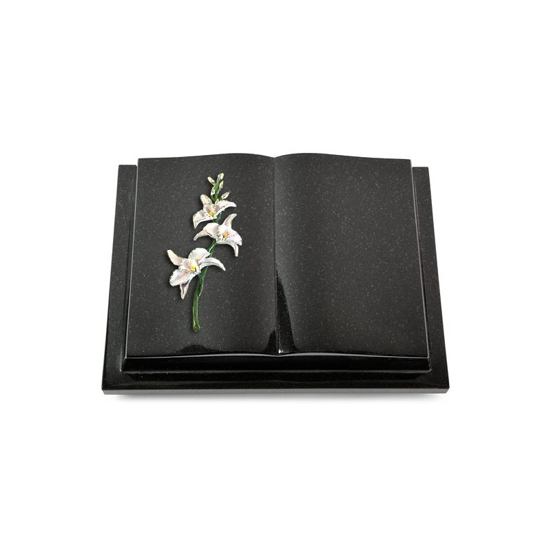 Grabbuch Livre Podest/Indisch Black Orchidee (Color)