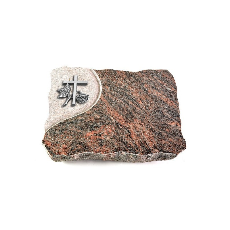 Grabplatte Himalaya Folio Kreuz 1 (Alu)