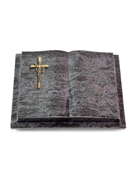 Grabbuch Livre Podest/Orion Kreuz/Ähren (Bronze)