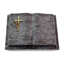 Grabbuch Livre Podest/Orion Kreuz/Rose (Bronze)