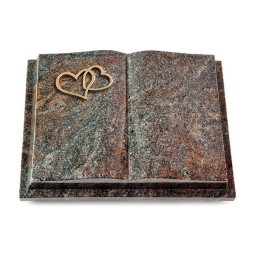 Grabbuch Livre Podest/Paradiso Herzen (Bronze)