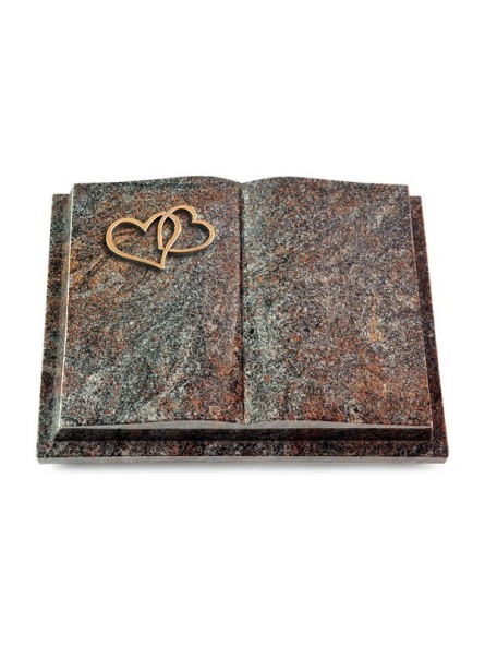 Grabbuch Livre Podest/Paradiso Herzen (Bronze)