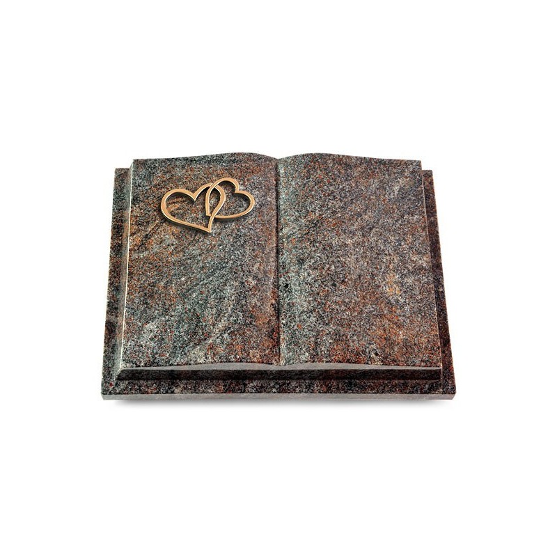 Grabbuch Livre Podest/Paradiso Herzen (Bronze)