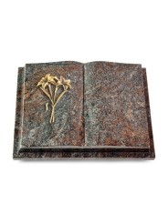Grabbuch Livre Podest/Paradiso Lilie (Bronze)