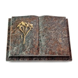 Grabbuch Livre Podest/Paradiso Lilie (Bronze)