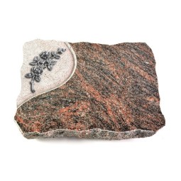 Grabplatte Himalaya Folio Rose 5 (Alu)