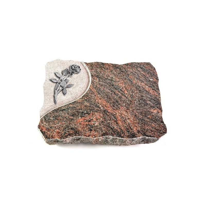 Grabplatte Himalaya Folio Rose 6 (Alu)