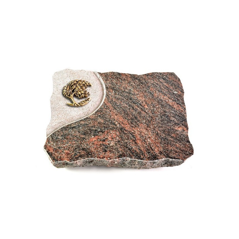 Grabplatte Himalaya Folio Baum 1 (Bronze)