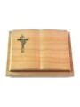 Grabbuch Livre Podest/Woodland Kreuz/Ähren (Bronze)