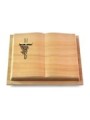 Grabbuch Livre Podest/Woodland Kreuz/Rose (Bronze)