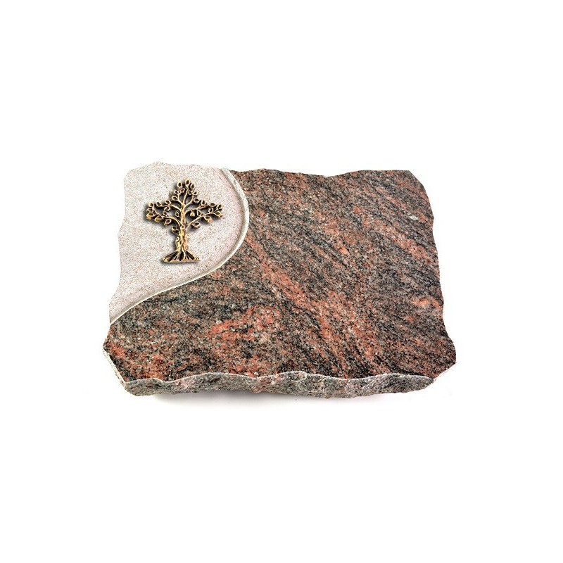 Grabplatte Himalaya Folio Baum 2 (Bronze)