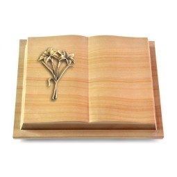 Grabbuch Livre Podest/Woodland Lilie (Bronze)