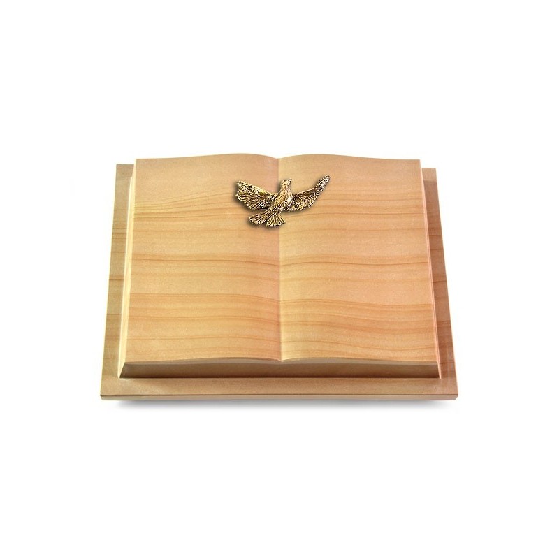 Grabbuch Livre Podest/Woodland Taube (Bronze)