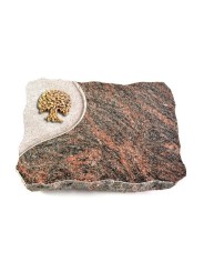 Grabplatte Himalaya Folio Baum 3 (Bronze)