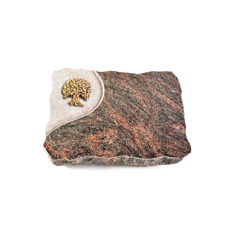 Grabplatte Himalaya Folio Baum 3 (Bronze)