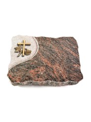 Grabplatte Himalaya Folio Kreuz 1 (Bronze)