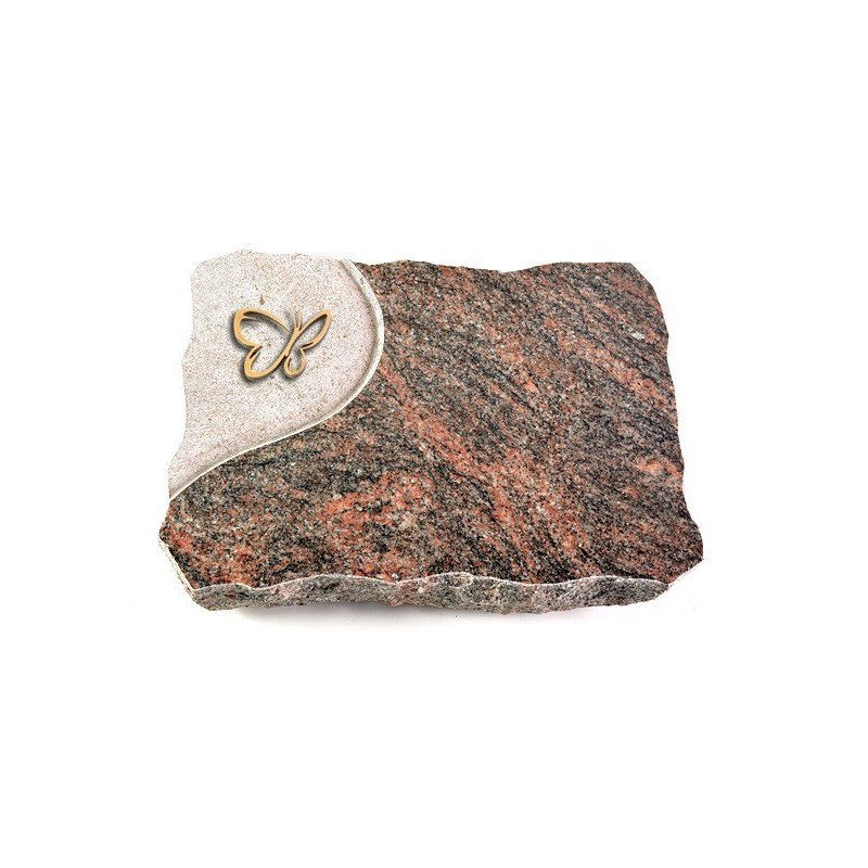 Grabplatte Himalaya Folio Papillon (Bronze)