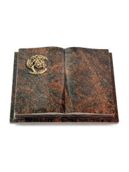 Grabbuch Livre Podest Folia/Aruba Baum 1 (Bronze)