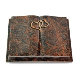 Grabbuch Livre Podest Folia/Aruba Herzen (Bronze)