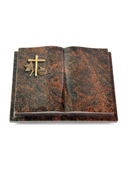 Grabbuch Livre Podest Folia/Aruba Kreuz 1 (Bronze)