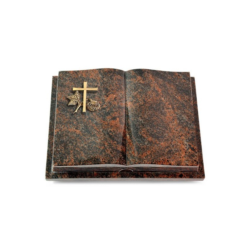 Grabbuch Livre Podest Folia/Aruba Kreuz 1 (Bronze)