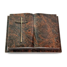 Grabbuch Livre Podest Folia/Aruba Kreuz 2 (Bronze)