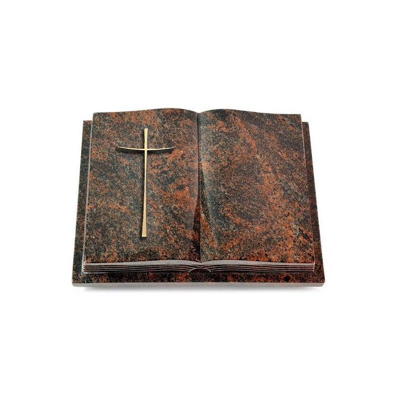 Grabbuch Livre Podest Folia/Aruba Kreuz 2 (Bronze)