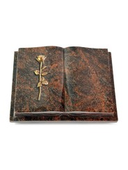 Grabbuch Livre Podest Folia/Aruba Rose 12 (Bronze)