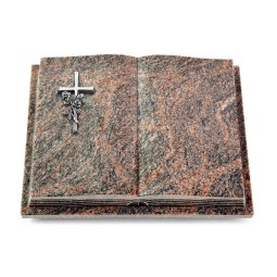 Grabbuch Livre Podest Folia/Himalaya Kreuz/Rose (Alu)