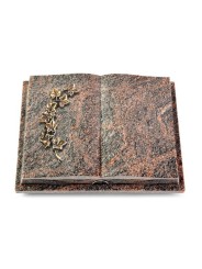 Grabbuch Livre Podest Folia/Himalaya Efeu (Bronze)