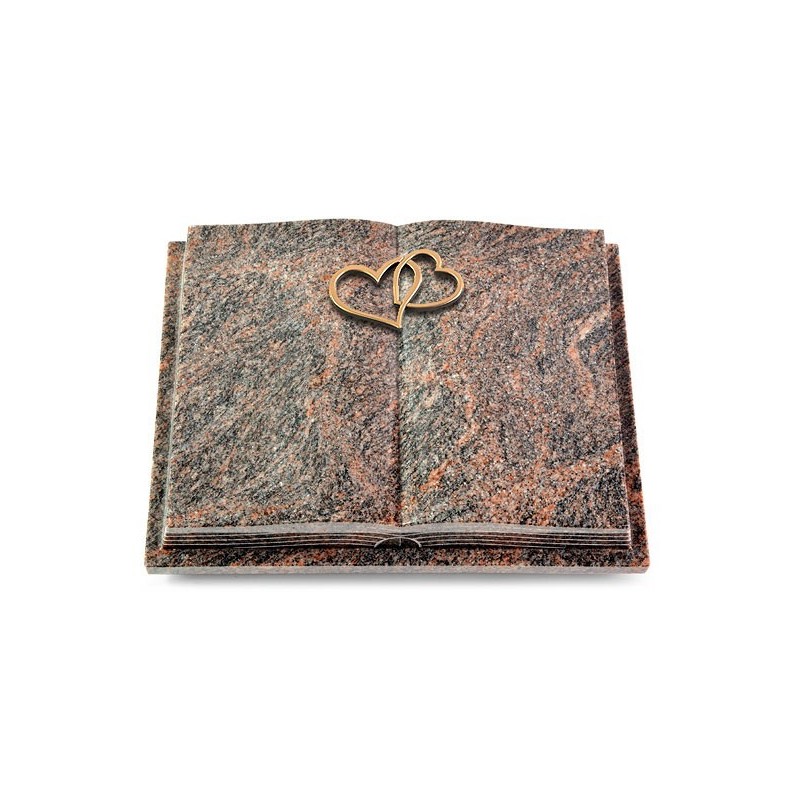 Grabbuch Livre Podest Folia/Himalaya Herzen (Bronze)