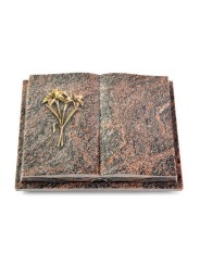 Grabbuch Livre Podest Folia/Himalaya Lilie (Bronze)