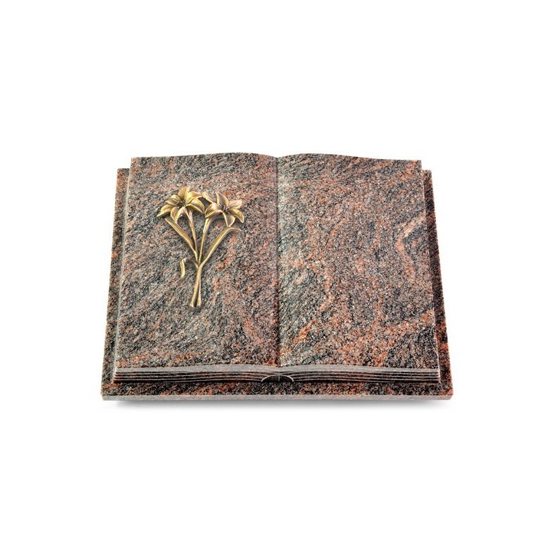 Grabbuch Livre Podest Folia/Himalaya Lilie (Bronze)