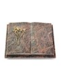 Grabbuch Livre Podest Folia/Himalaya Lilie (Bronze)