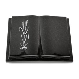 Grabbuch Livre Podest Folia/Indisch Black Ähren 2 (Alu)