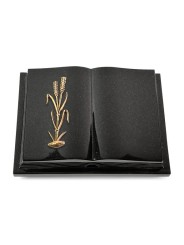 Grabbuch Livre Podest Folia/Indisch Black Ähren 2 (Bronze)