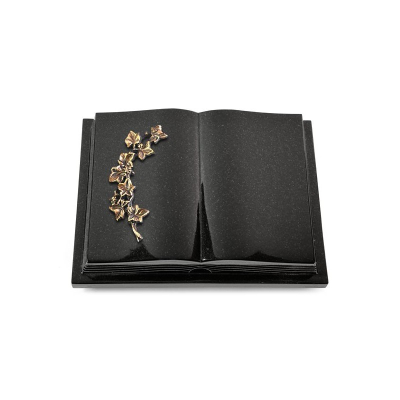 Grabbuch Livre Podest Folia/Indisch Black Efeu (Bronze)