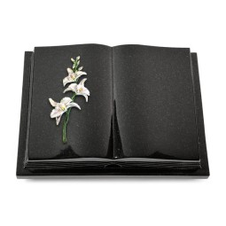Grabbuch Livre Podest Folia/Indisch Black Orchidee (Color)
