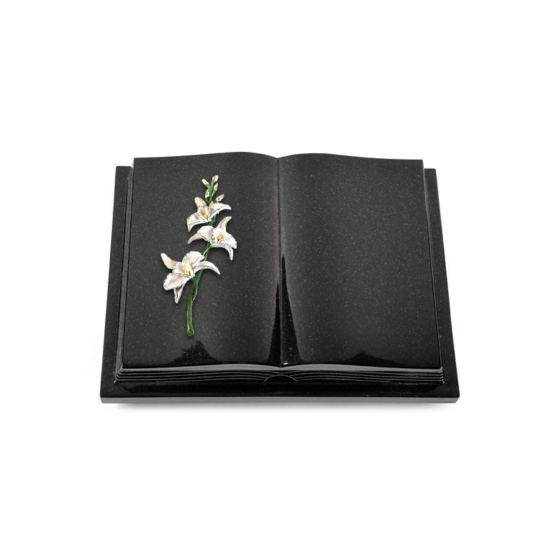 Grabbuch Livre Podest Folia/Indisch Black Orchidee (Color)