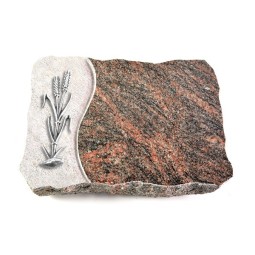 Grabplatte Himalaya Wave Ähren 2 (Alu)