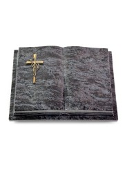 Grabbuch Livre Podest Folia/Orion Kreuz/Ähren (Bronze)