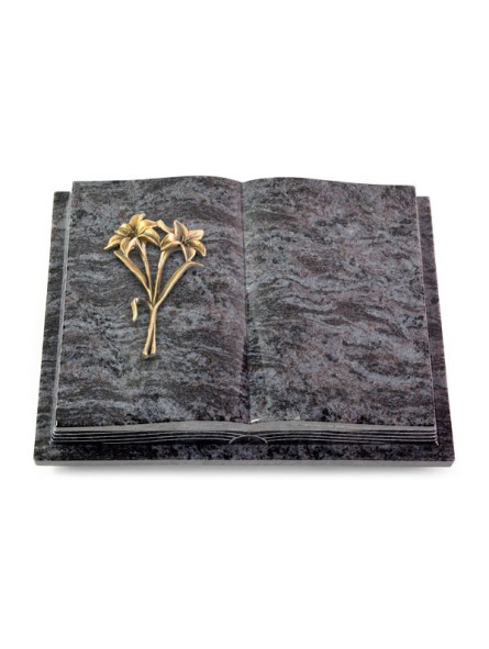 Grabbuch Livre Podest Folia/Orion Lilie (Bronze)