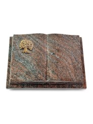 Grabbuch Livre Podest Folia/Paradiso Baum 3 (Bronze)